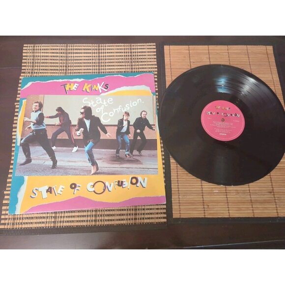 The Kinks – State of Confusion- 1983 Arista- Vinyl LP Album- EX - Picture 1 of 2
